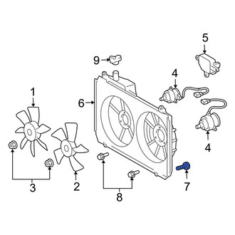 Lexus OE - Engine Cooling Fan Motor Bolt