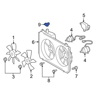 Lexus OE - Engine Coolant Reservoir Cap