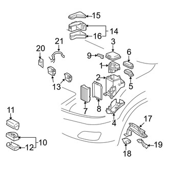 Lexus OE - Electrical Components (Underhood)