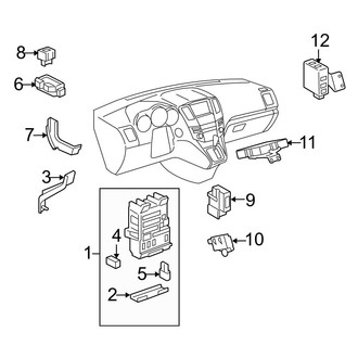 Lexus OE - Electrical Components (Passenger Compartment)