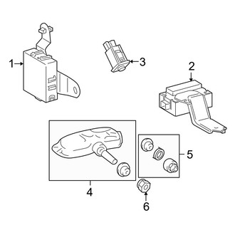 Lexus OE - Electrical - Tire Pressure Monitor Components