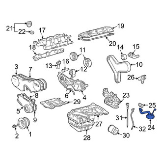 Lexus OE - Engine Oil Pump Pickup Tube