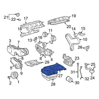 Lexus OE - Upper Engine Oil Pan