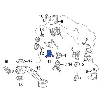Lexus OE - Rear Engine Mount Isolator