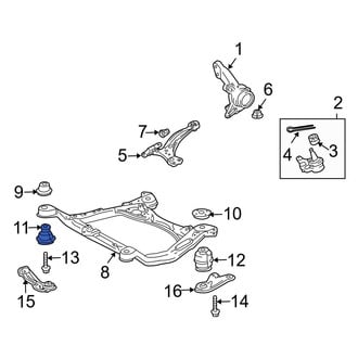 Lexus OE - Front Engine Cradle Insulator