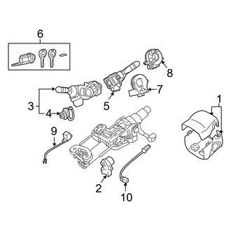 Lexus OE - Steering Column - Shroud, Switches & Levers