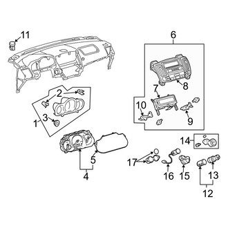 Lexus OE - Instrument Panel - Cluster & Switches (Cluster & Components)