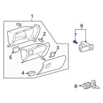 Lexus OE - Glove Box Light Bulb