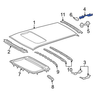Lexus OE - Front Roof Panel Bracket