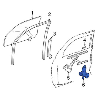 Lexus OE - Front Left Window Motor