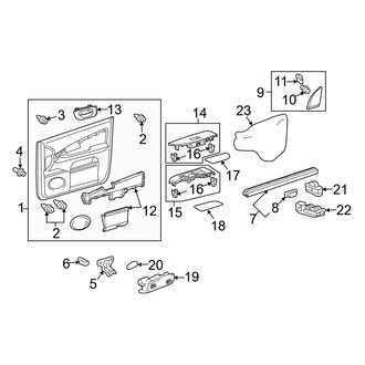Lexus OE - Front Door - Interior Trim