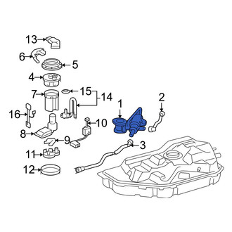 Lexus OE - Vapor Canister Purge Solenoid