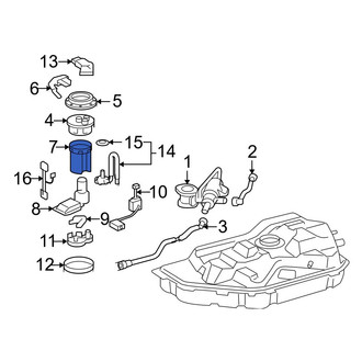 Lexus OE - Fuel Pump Filter