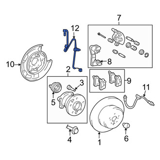 Lexus OE - Rear Left ABS Wheel Speed Sensor Wiring Harness