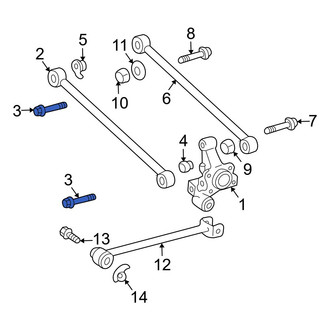 Lexus OE - Rear Lateral Arm Bolt