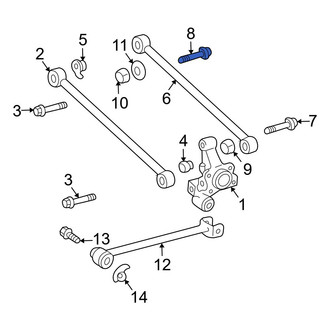 Lexus OE - Rear Inner Suspension Control Arm Bolt