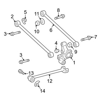 Lexus OE - Rear Suspension - Suspension Components (AWD)