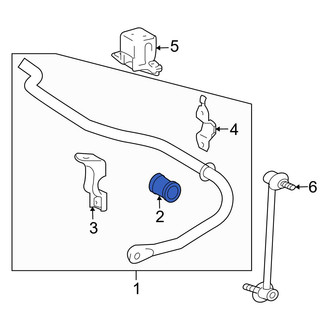 Lexus OE - Rear Suspension Stabilizer Bar Bushing