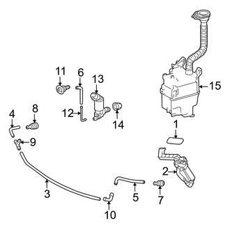 Lexus OE - Front Lamps - Washer Components