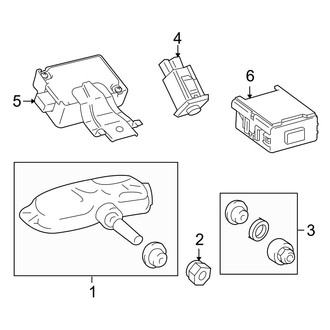 Lexus OE - Electrical - Tire Pressure Monitor Components