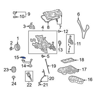 Lexus OE - Engine Oil Pump Pickup Tube Gasket