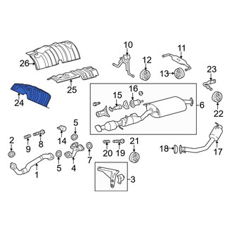 Lexus OE - Front Floor Pan Heat Shield