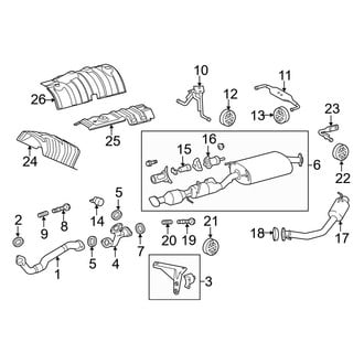 Lexus OE - Exhaust System - Exhaust Components