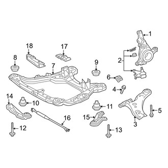 Lexus OE - Front Suspension - Suspension Components (Base)