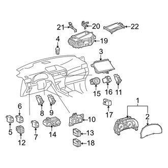 Lexus OE - Instrument Panel - Cluster & Switches