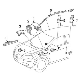 Lexus OE - Restraint Systems - Air Bag Components