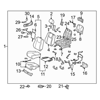 Lexus OE - Seats & Tracks - Front Seat Components