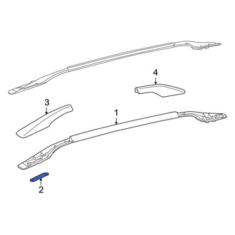Lexus OE - Roof Luggage Carrier Side Rail Gasket
