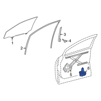 Lexus OE - Front Left Window Motor