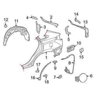 Lexus OE - Quarter Panel & Components