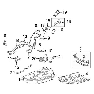 Lexus OE - Fuel System Components (Fuel Tank & Components)