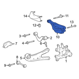 Lexus OE - Rear Left Suspension Trailing Arm