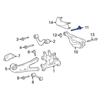 Lexus OE - Lower Suspension Control Arm Bolt