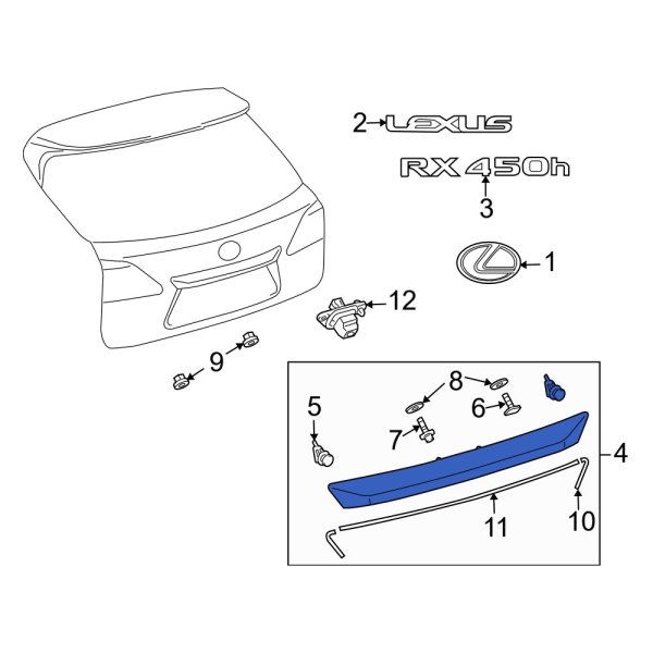 Liftgate Finish Panel