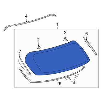 Lexus OE - Rear Liftgate Glass