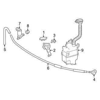 Lexus OE - Front Lamps - Washer Components