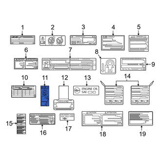 Lexus OE - Air Bag Information Label