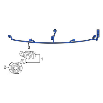 Lexus OE - Front Parking Aid System Wiring Harness
