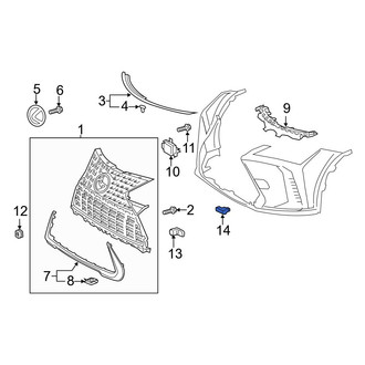 Lexus OE - Ambient Air Temperature Sensor