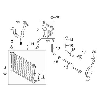 Lexus OE - Cooling - Radiator & Components