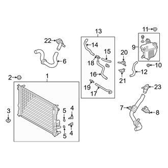 Lexus OE - Cooling - Radiator & Components (Base / F Sport)