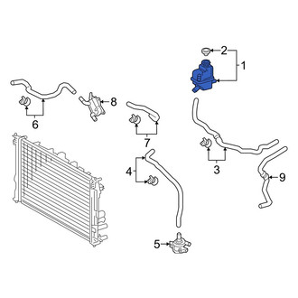 Lexus OE - Drive Motor Inverter Coolant Reservoir