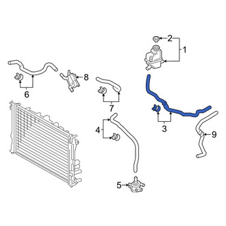 Lexus OE - Upper Drive Motor Inverter Coolant Line