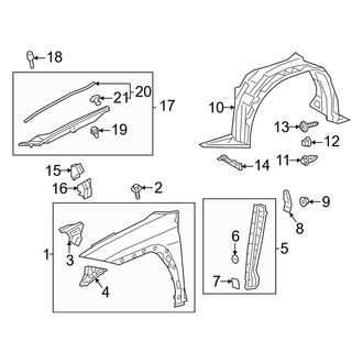 Lexus OE - Fender & Components