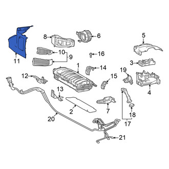 Lexus OE - Left Drive Motor Battery Pack Cover