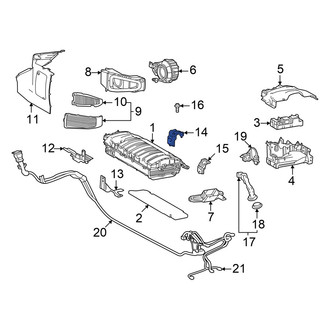 Lexus OE - Rear Drive Motor Battery Pack Bracket